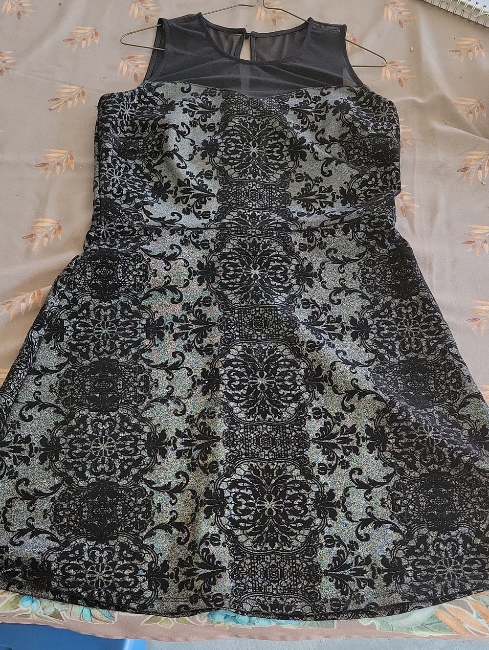 Black/Silver Dress